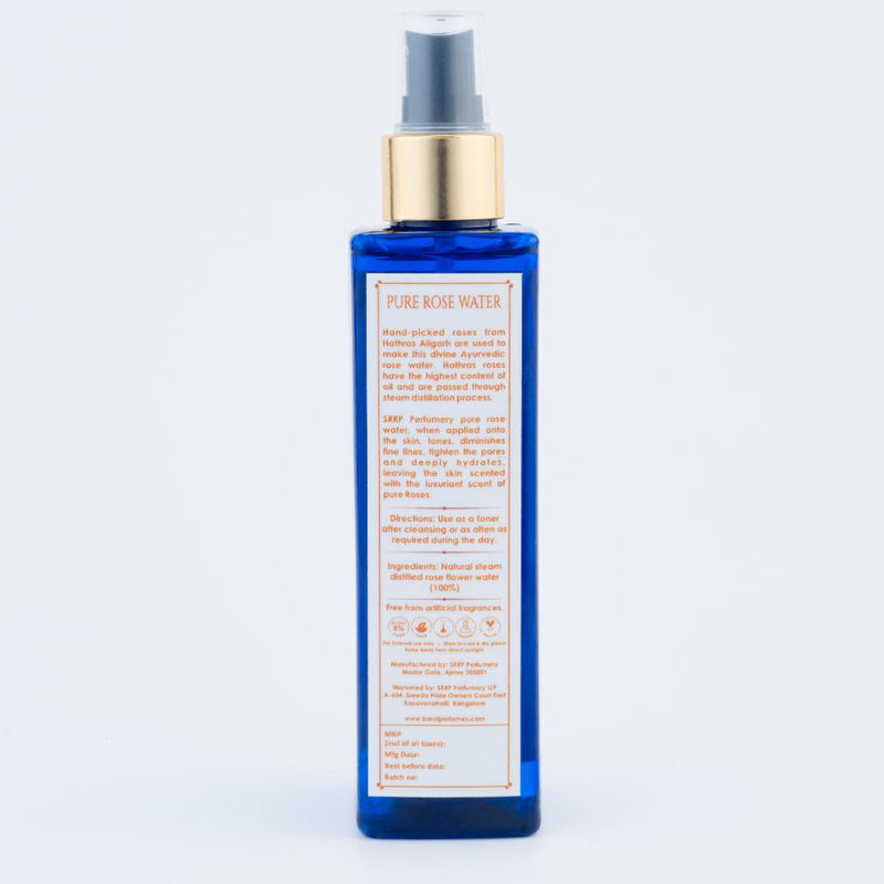 Pure Rose Water I Steam Distilled I Naturally Perfumed I Skin Toner I 200 ML Spray