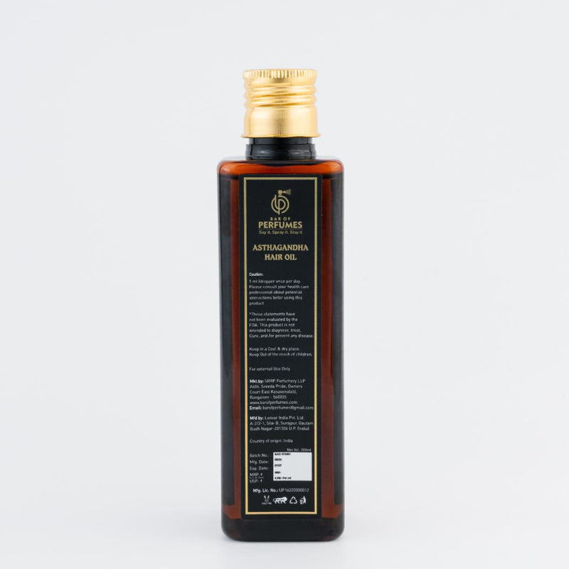 Asthgandha Hair Oil I Promotes Healthy and Lustrous Thick Hair I Available in 200 ML